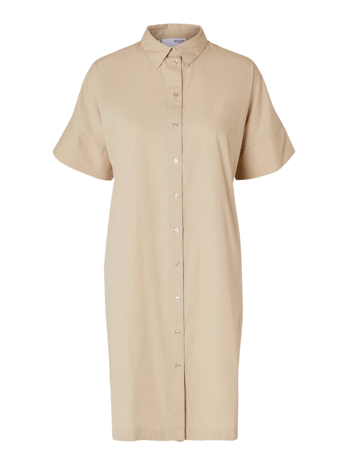 Blair Kjole - Beige/ Humus